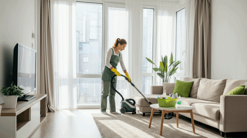 book freelance house cleaning