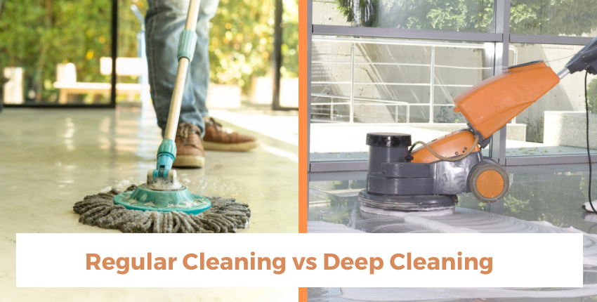 Deep Cleaning vs Standard Cleaning